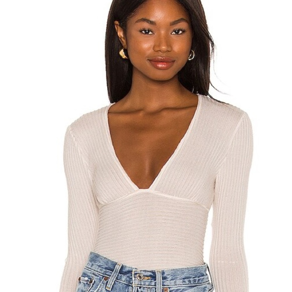 Free People Ivory Lindsay Layering Top